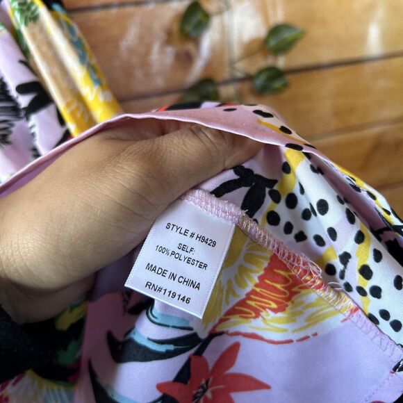 Jodifil Tropical Lilac Tank Top Size S NWT - Picture 6 of 6